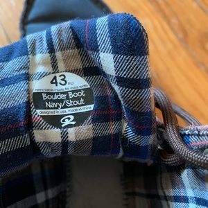 Lems Boulder Boot. Navy/Stout.